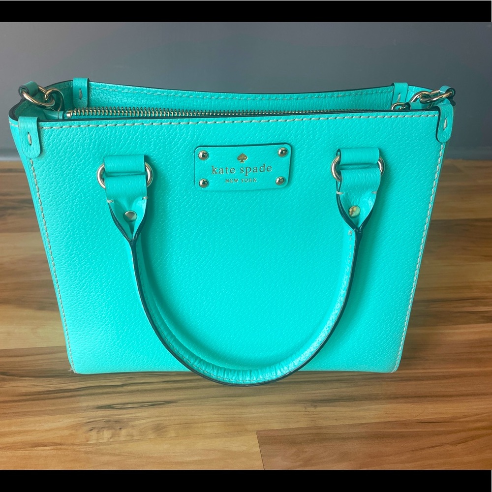 Kate Spade Satchel Handbag - aqua